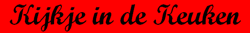 Kijkje in de Keuken